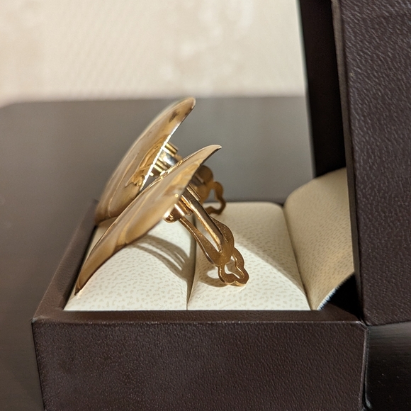 Vintage Geo Earrings - Picture 2 of 2